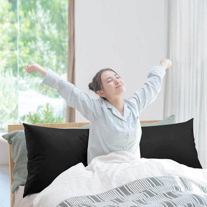 Utopia Bedding Full Body Pillow for Side Sleeper, White Long Pillow for Bed | Large Body pillows for Adults, Plush Support, Pregnancy Pillow Insert for sleeping, helps maintain body contour, 20x54 inches