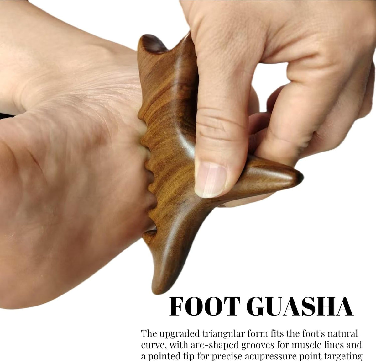 Wooden Foot Acupressure Reflexology Massager