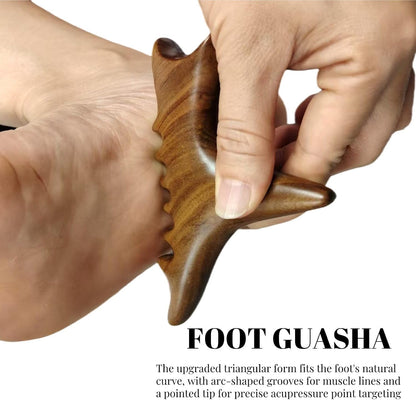 Wooden Foot Acupressure Reflexology Massager