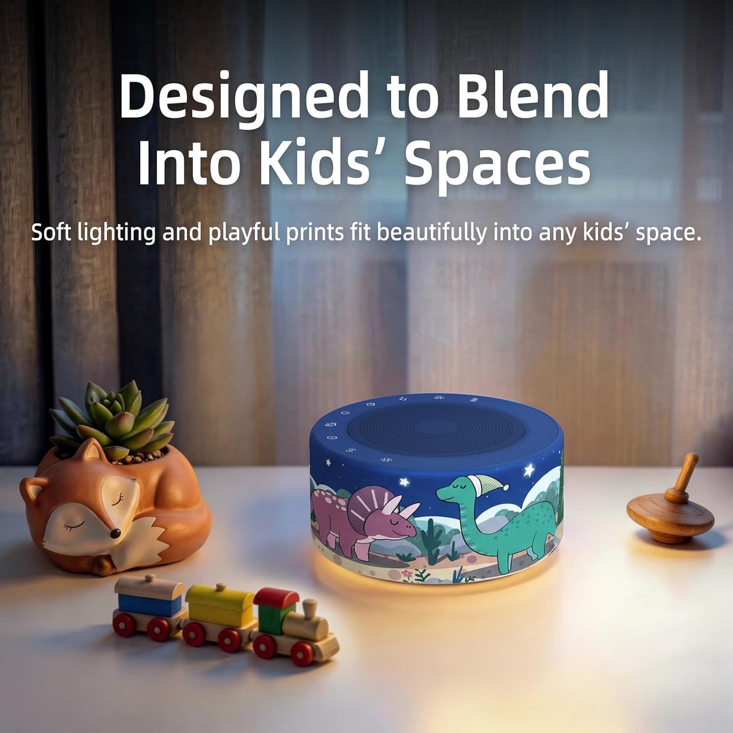 Kipcush White Noise Machine for Baby & Adults, 30 Soothing Sounds, Sleep Sound Machine with 8 Color Night Light, Memory Function, White Noise for Sleeping, Nursery, Office, Travel & Relaxation