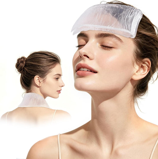 High-Efficiency Solid Cooling Gel, Reusable Ice Pack, Flexible Cold Compress, Leak-Proof, Pain Relief, for Head, Face, Neck, Knee, Shoulder...(220g, 15.7” x 2.6”)