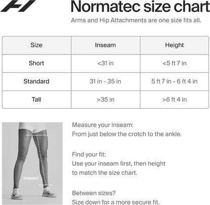 Hyperice Normatec Elite Wireless Compression Boots Recovery Size Standard | Increase Circulation | Symmetrical Massage | Bluetooth | Reduce Aches Pains | Pressure Sensor Feedback | 7 levels | Portable