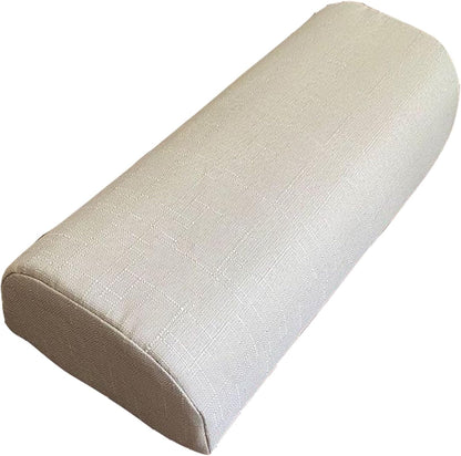 Knee Pillow Half Moon for Back Sleeping, Knee Wedge Pillow for Back Pain,Body Pillow Leg Pillow for Side Sleeping, Knee Bolster Pillow for Legs Support, Half Moon(17,45x18x10cm/18x7x4in)