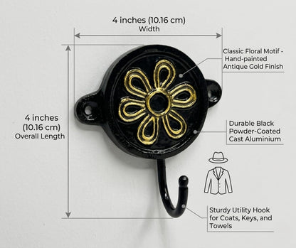 Aluminium Dog Paw Wall Hook for Wall Decor – Rustic Pet-Themed Coat Hook for Keys, Leashes, Towels, Hats & Bags – Decorative Heavy Duty Wall Mounted Hook for Entryway, Bathroom & Bedroom