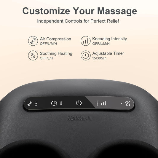 Nekteck Foot Massager with Heat [2026 Upgraded] for Circulation Neuropathy