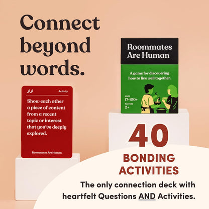 Friends are Human Conversation Cards for Friendship and Bonding, 140 Cards