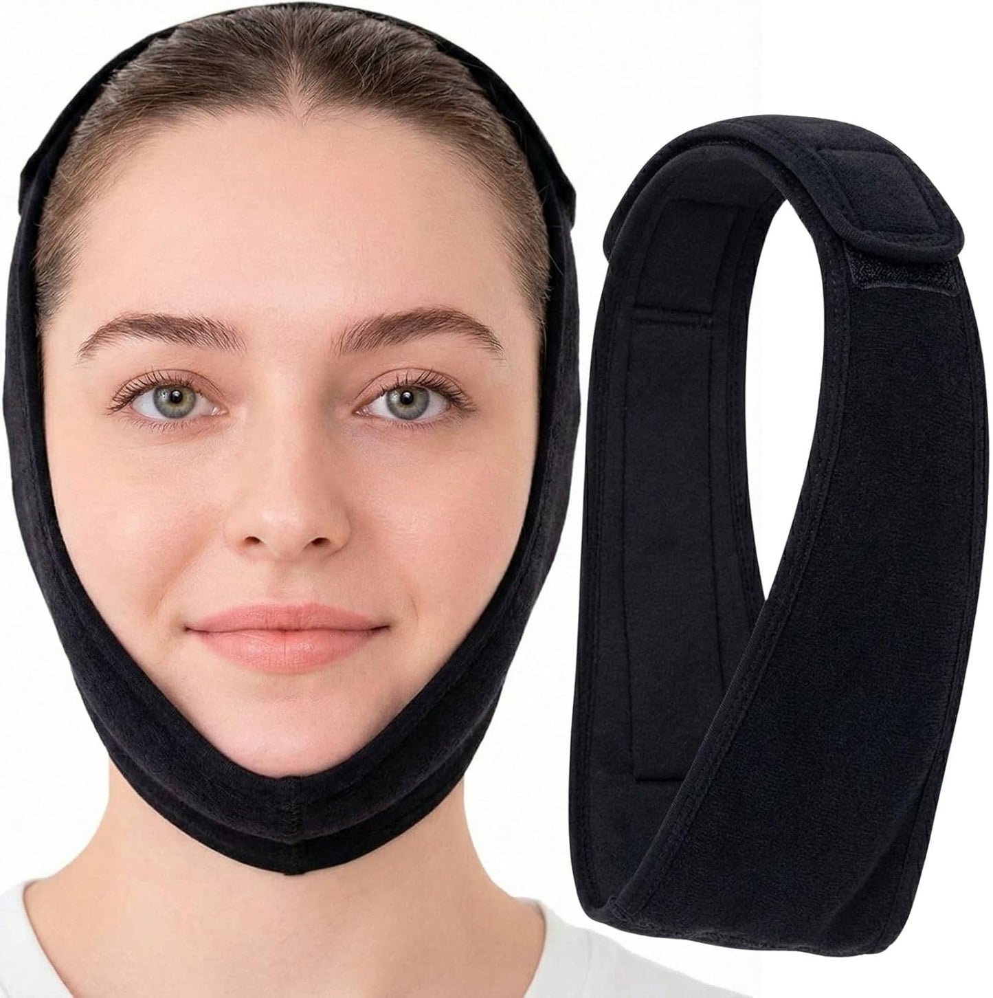 Vive Jaw Ice Pack Wrap for Face & Oral Surgery - Wisdom Teeth Ice Head Mask | Hot & Cold, Reusable, Iced Icepack for Face - Tooth Pain, Extraction - Tonsillectomy Recovery, Relief for Injuries