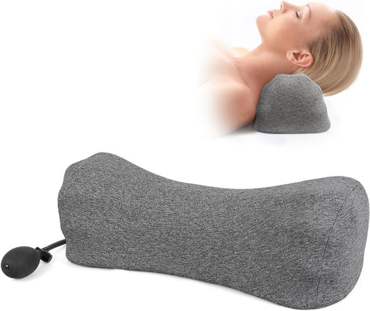RESTCLOUD Neck Pillows for Pain Relief Sleeping, Neck Roll Pillow Neck Cervical Pillows for Stiff Neck Pain Relief Bed Pillow Height and Firm Adjustable