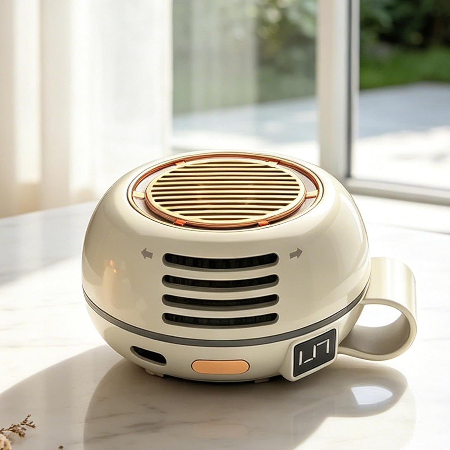 Portable Cooling Fan, Bladeless Clip Device, USB Rechargeable Personal Air Circulator, Ultra Quiet Adjustable Angle Mini Fan For Desk Bed Outdoor Hiking Office Bedroom Travel