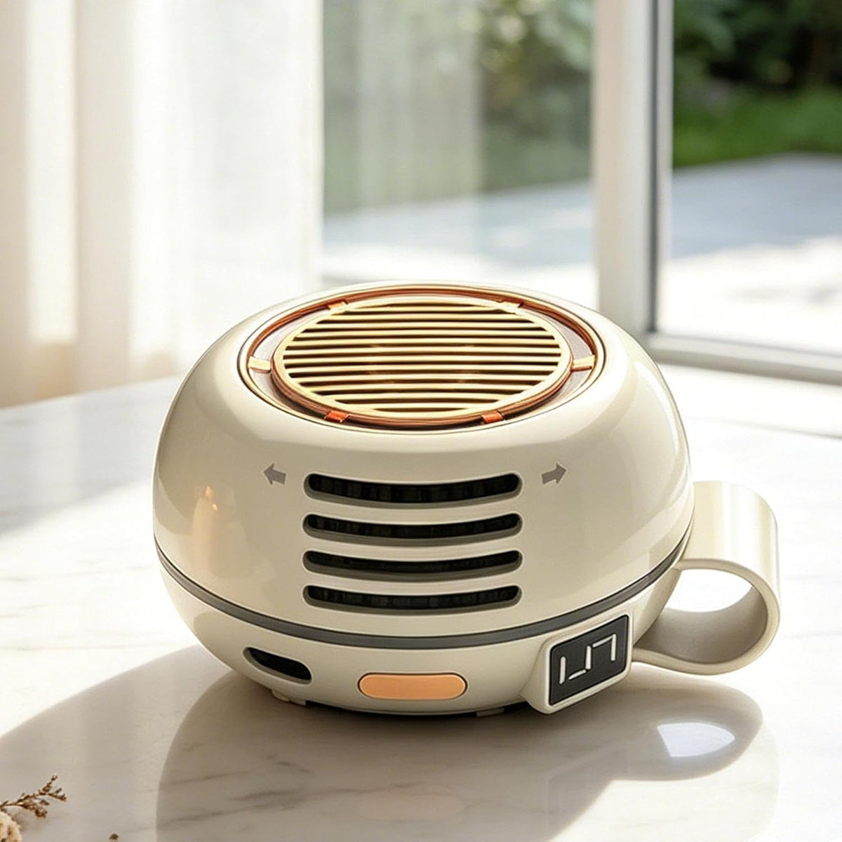 Portable Cooling Fan, Bladeless Clip Device, USB Rechargeable Personal Air Circulator, Ultra Quiet Adjustable Angle Mini Fan For Desk Bed Outdoor Hiking Office Bedroom Travel