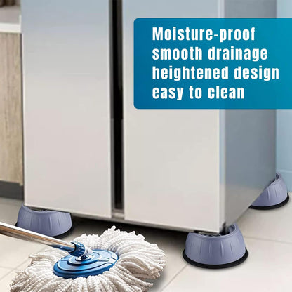 Anti Vibration Pads for Washing Machine,4 Pcs Reduce Noise Rubber Feet Pads for All Kinds of Furniture,Grey