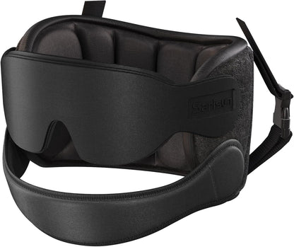 SARISUN Travel Pillow with Chin Strap, Stable Head Support for Long Flight