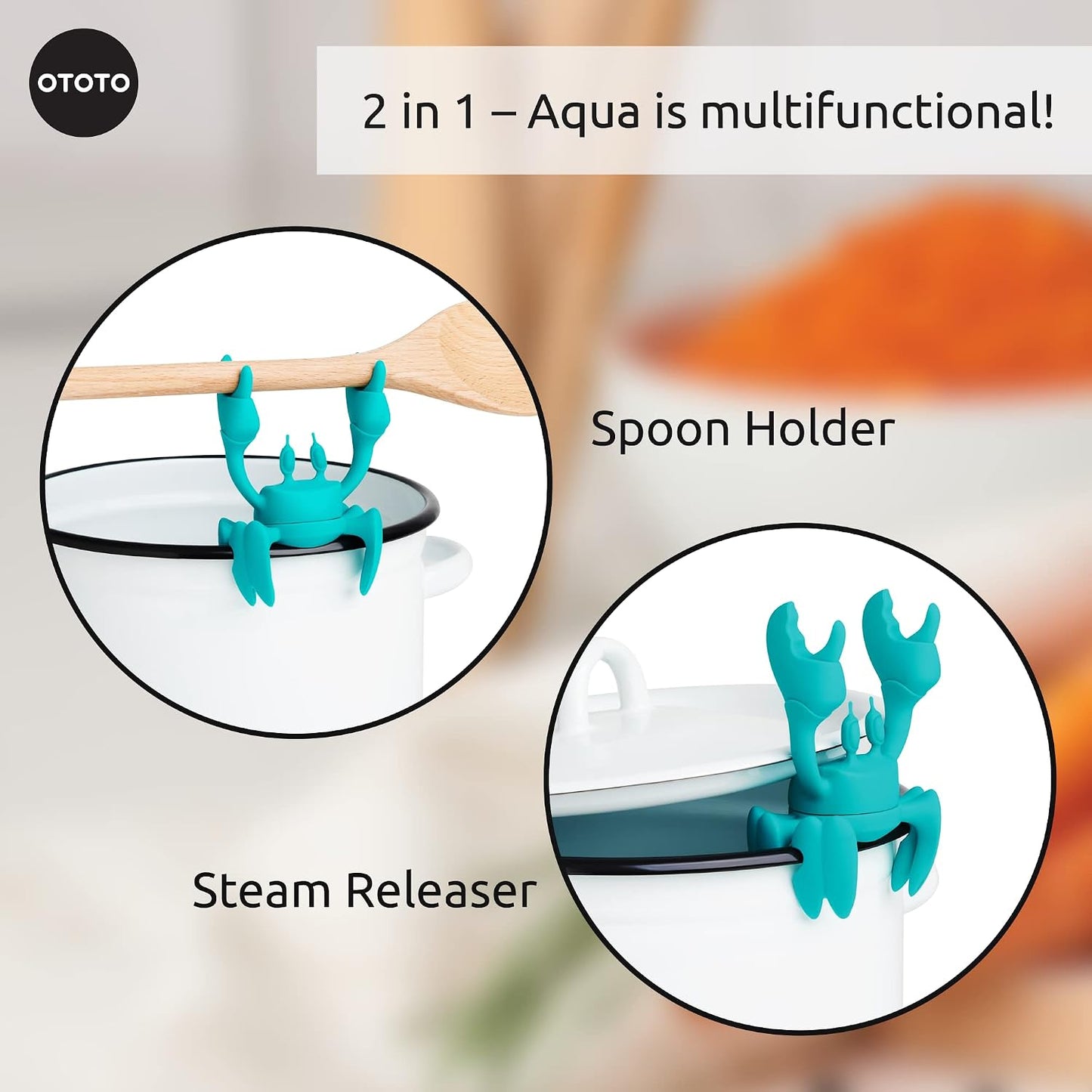 Funny Spoon Holder by OTOTO - Spoon Rest for Stove Top - Cooking Gadgets, Cooking Gifts, Cool Kitchen Gadgets, Cool Gifts, Cute Kitchen Accessories