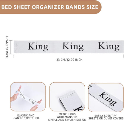 Adjustable Bed Sheet Straps Clips, Elastic Mattress Sheet Fasteners Holder and Suspenders, Grippers to Hold Sheet, Mattress, Sofa, Couch, Table Cloth, Ironing Board Cover, Black