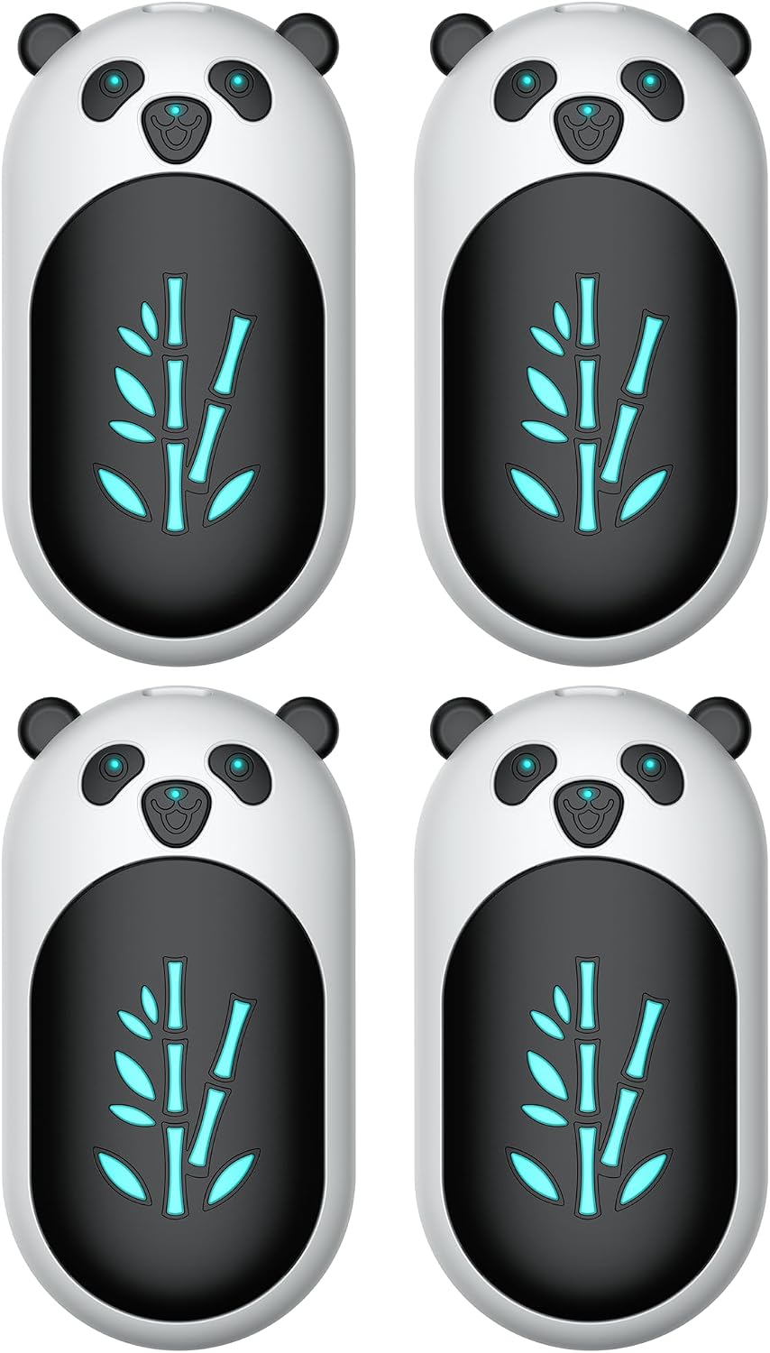 Hand Warmers Rechargeable 2 Pack, 6000mAh Electric Hand Warmer Reusable, 20Hrs Long Heating, Portable Pocket Heater Handwarmer for Women Men, Outdoor Camping, Hunting Gear