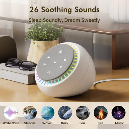 DreamSky Sound Machine for Sleep, White Noise for Sleeping Adults & Baby