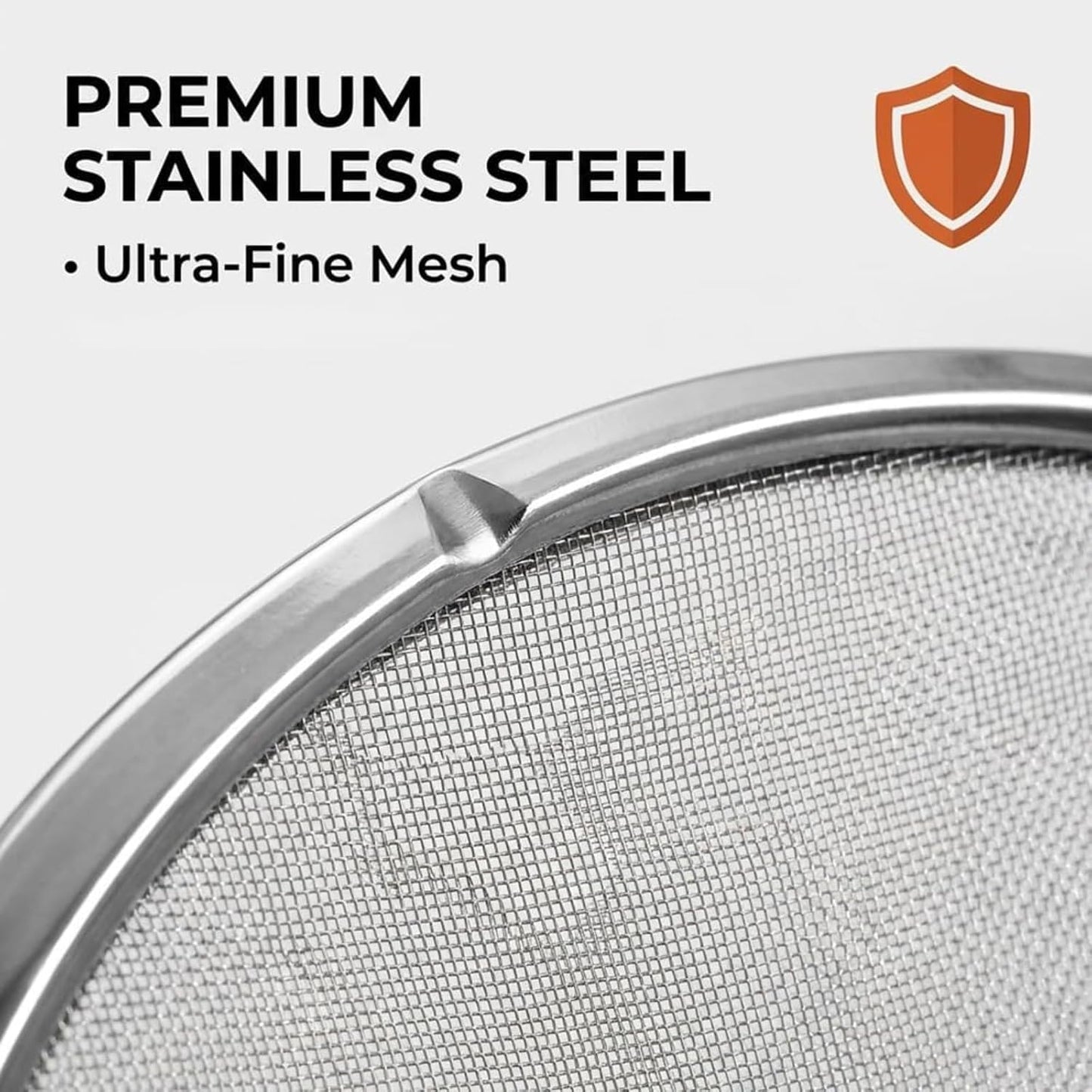 11 Inch Stainless Steel Grease Splatter Screen, Fine Mesh Splash Guard with Adjustable Non Slip Handle, Oil Splash Cover for Frying Pan Skillet Cooking Pot
