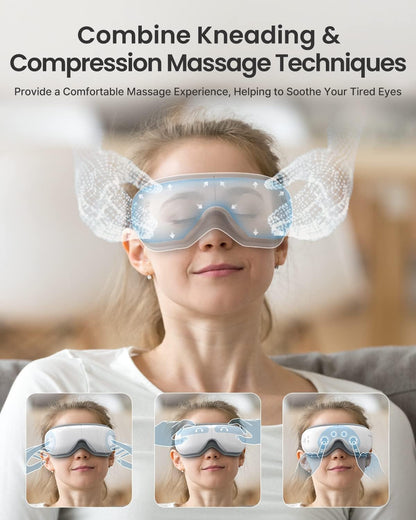 RENPHO Eyeris 1 Eye Massager with Heat, Heated Massage Eye Mask