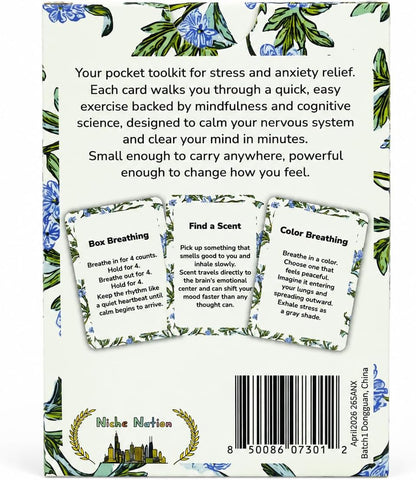 Daily Cards for Stress & Anxiety Relief | Stress Relief Gifts