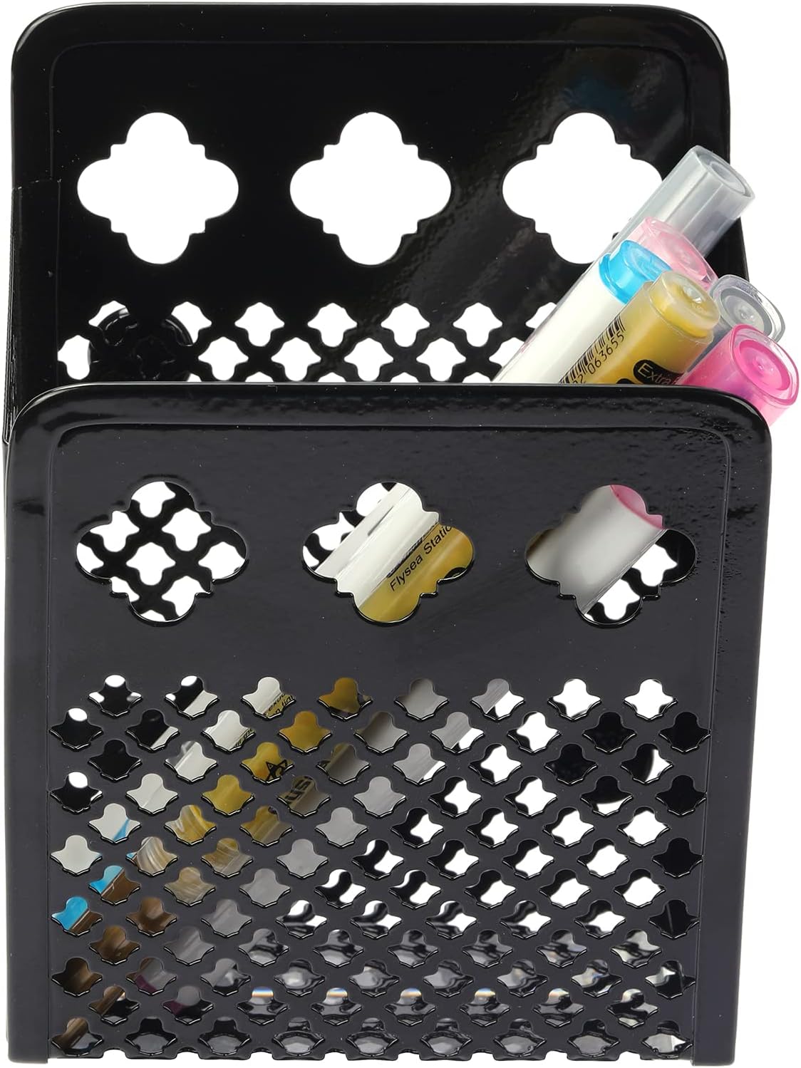 Magnetic Pencil Holder - Magnetic Locker Organizer | Pen Holder Locker Accessories for School and Office (1 Pack Black)