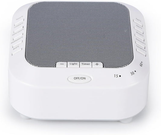 Noise Sound Machine with 28 Soothing Sounds Night Light White Noise Machine for Adults Baby Kids Sleep Machines Multi Button Quick Control Levels 3 Timers for Home Office Travel