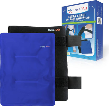Reusable Ice Packs for Injuries – 14 x 11 Flexible Gel Ice Pack for Knee, Back, Shoulder Pain Relief, Soft Cold Compress for Swelling, Hot & Cold Therapy
