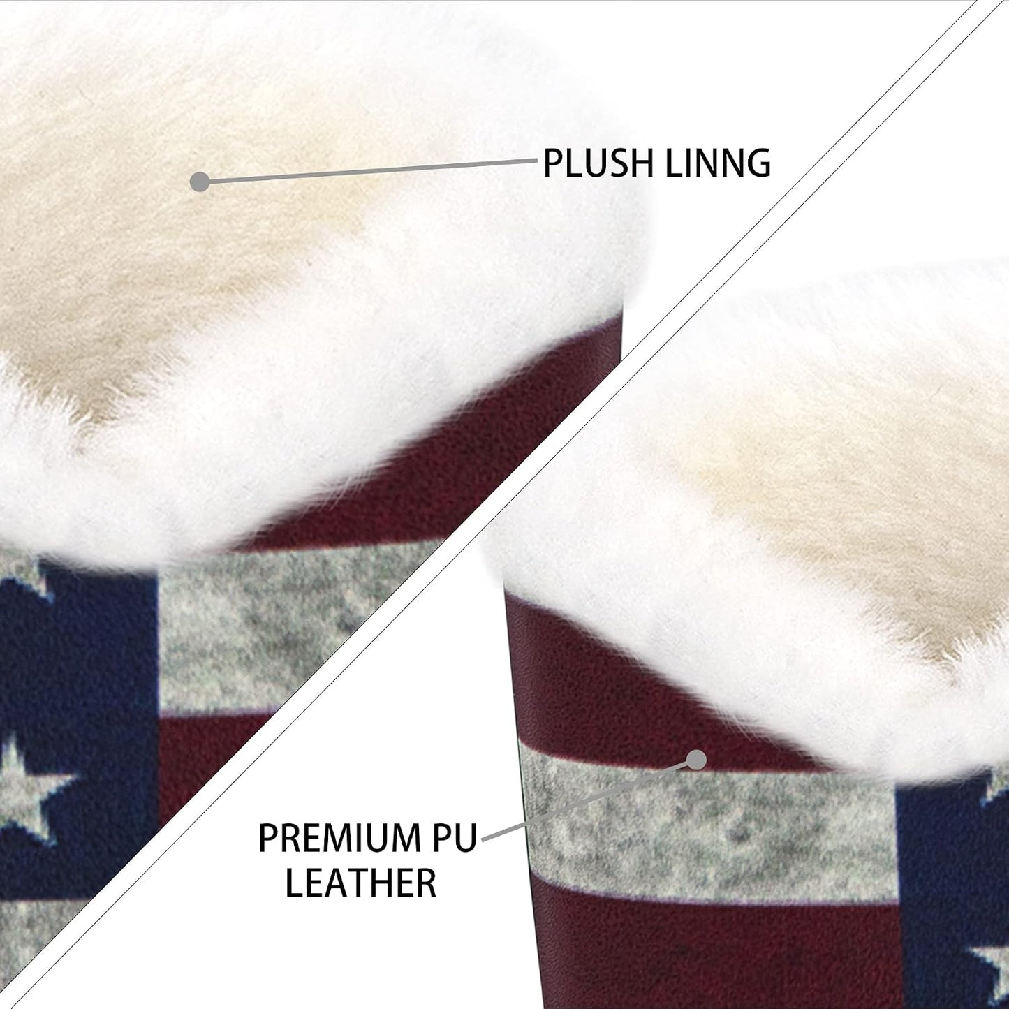 Plush Fluffy Lined Anti-scratch Eyeglasses Holder Protective Glasses Stand Case