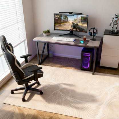 Electric Heated Carpet 35x55in Soft Plush Heating Rug 450W CX | Instant Warmth in 30s, 60 Heat Levels 12h Timer, Energy Efficient Safety Protection Ideal for Home Office Playroom 120V