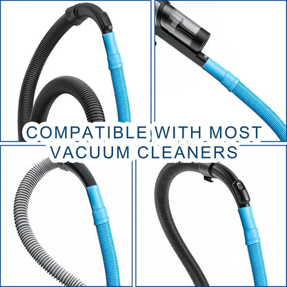Dryer Vacuum Hose Attachment and Dryer Vent Cleaner Kit Compatible with Most Vacuum Cleaner, Twrrnbv Reusable Lint Trap Cleaning Tool for Dryer Lint Vac Attachment and Fire-Safe Dryer Duct Cleaner