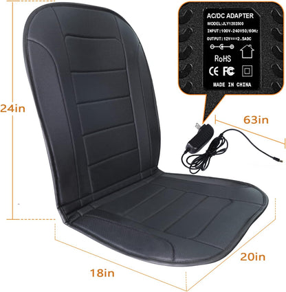 Livtribe Heated Seat Cushion with Timing Controller,Heating Seat Cover for Office/Home Chair