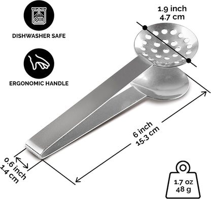 Orblue Stainless Steel Tea-long-handled-strainers 1-Pack