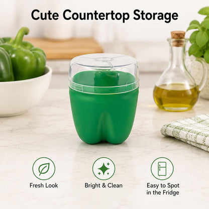 Avocado Keeper Saver Avocado Storage Containers With Lid | Onion Avocado Tomato Saver Fruit vegetable Holder Storage (Avocado Holder)