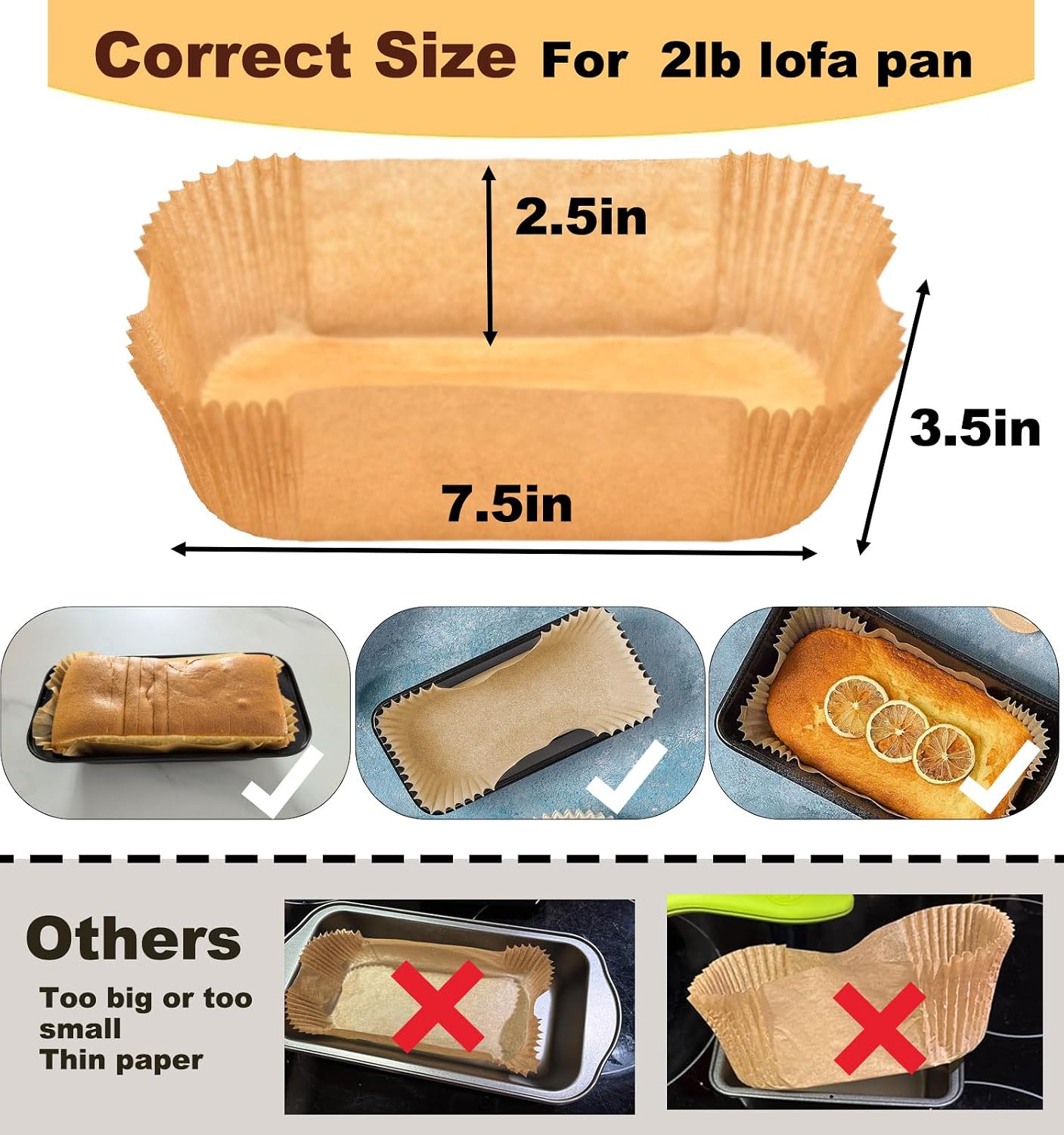 Air Fryer Liners Disposable 9 Inch, 9 inch Air Fryer Liners 125 Pcs Large Square Air Fryer Paper Liners for 5QT 6qt 8QT Air Fryer, Non-stick Parchment Paper for Frying, Baking