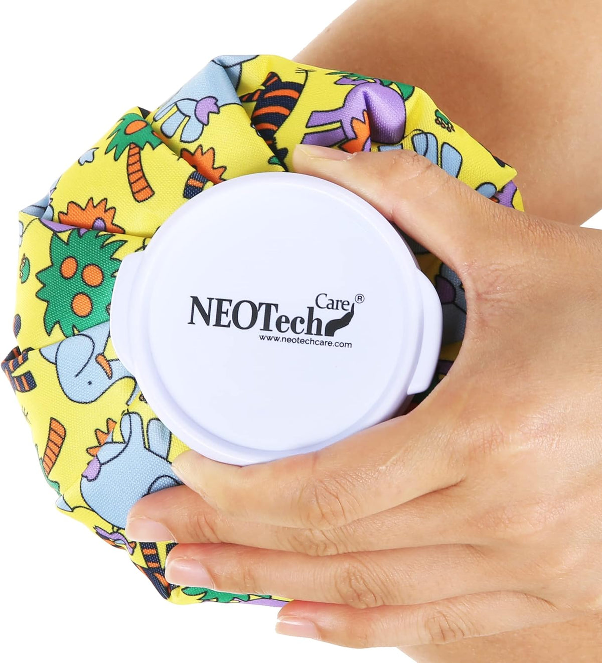 Neotech Care Ice Bag with Screw Top Lid (Smiley Face Design, 8 inch)
