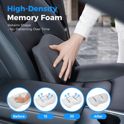 Lumbar Support Pillow for Car – Memory Foam Whole Back Relief