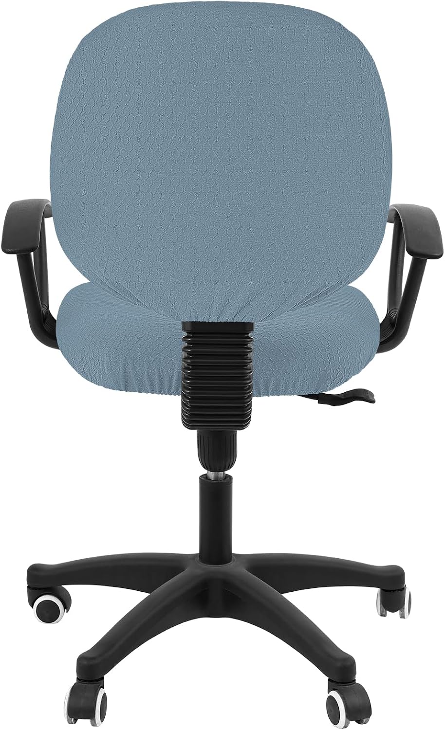 Smiry Office Computer Chair Armrest Covers, 2PCs Anti-dust Arm Rest Pad | Removable Washable Desk Chair Arm Pad Covers, Grey