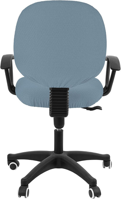 Smiry Office Computer Chair Armrest Covers, 2PCs Anti-dust Arm Rest Pad | Removable Washable Desk Chair Arm Pad Covers, Grey