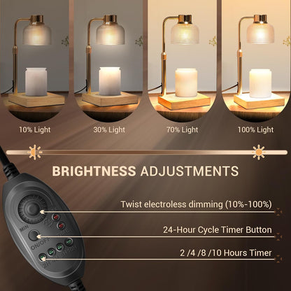 Candle Warmer Lamp with Timer, Birthday Gift for Women, House Warming Gift
