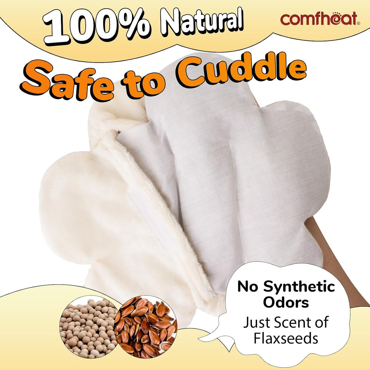 Microwave Unscented Heating Pad for Pain Relief, Moist Heat Pack