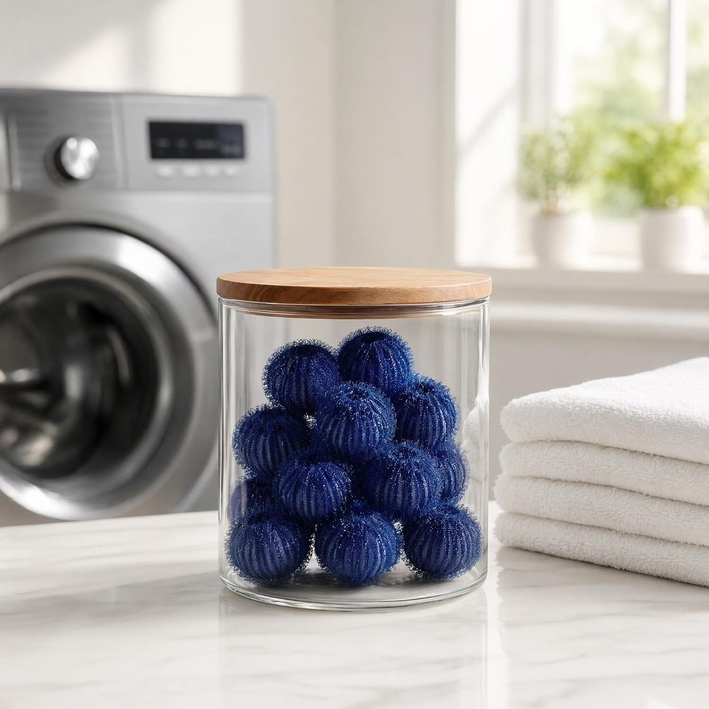 12 Pack Pet Hair Remover for Laundry, Reusable Lint Balls for Dryer & Washer, Effective Lint Catcher for Washing Machine, Dog and Cat Hair Catcher, Dryer Balls Alternative to Pet Hair Sheets