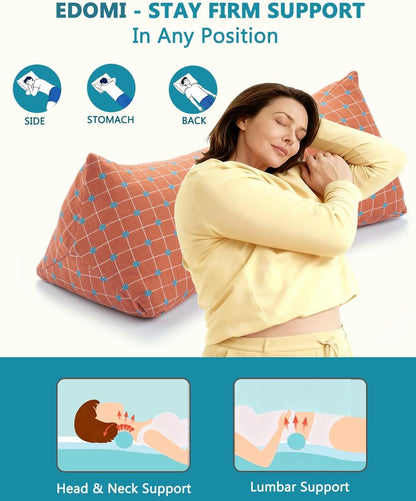 Buckwheat Cervical Neck Roll Pillow, Adjustable Firm Support for Neck Pain Relief, 15.7x6 Inch Buckwheat Hull Pillow for Back Side Sleepers