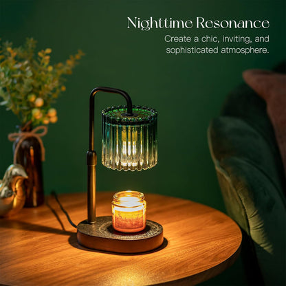 Candeldo Candle Warmer Lamp with Timer: Black Wax Melt Warmer