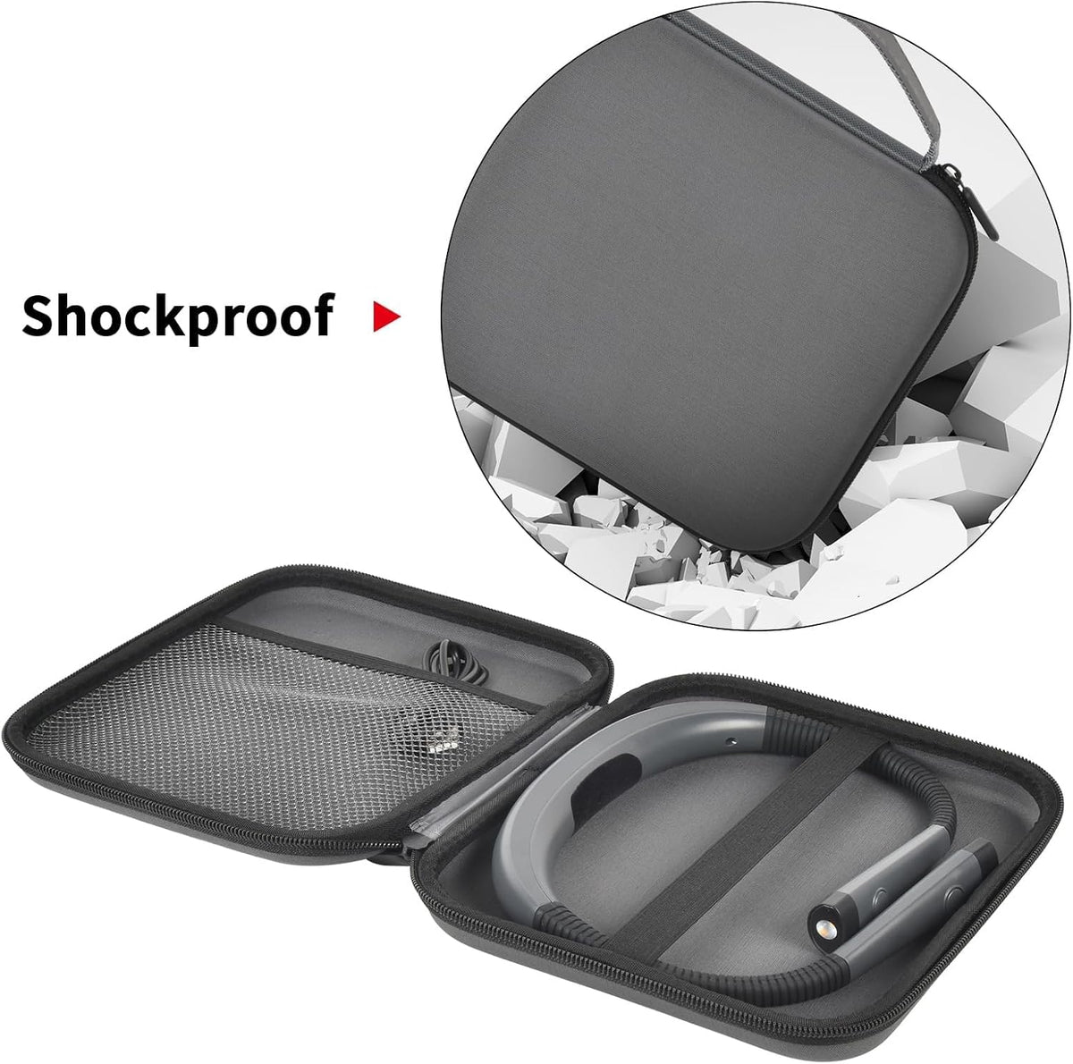 GWCASE Hard Carrying Case for Glocusent for Vekkia LED Neck Reading Lights