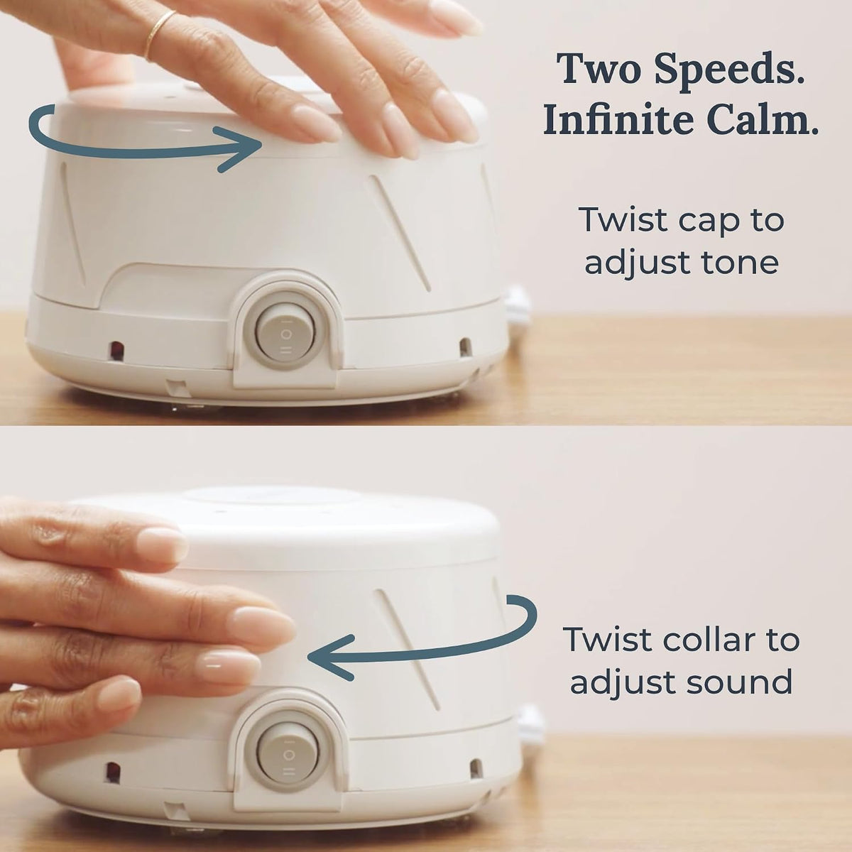 Yogasleep Dohm Classic (Gray) The Original White Noise Machine, Soothing Natural Sound from A Real Fan, Noise Cancelling for Office Privacy, Travel & Meditation, Sleep Therapy for Adults & Baby