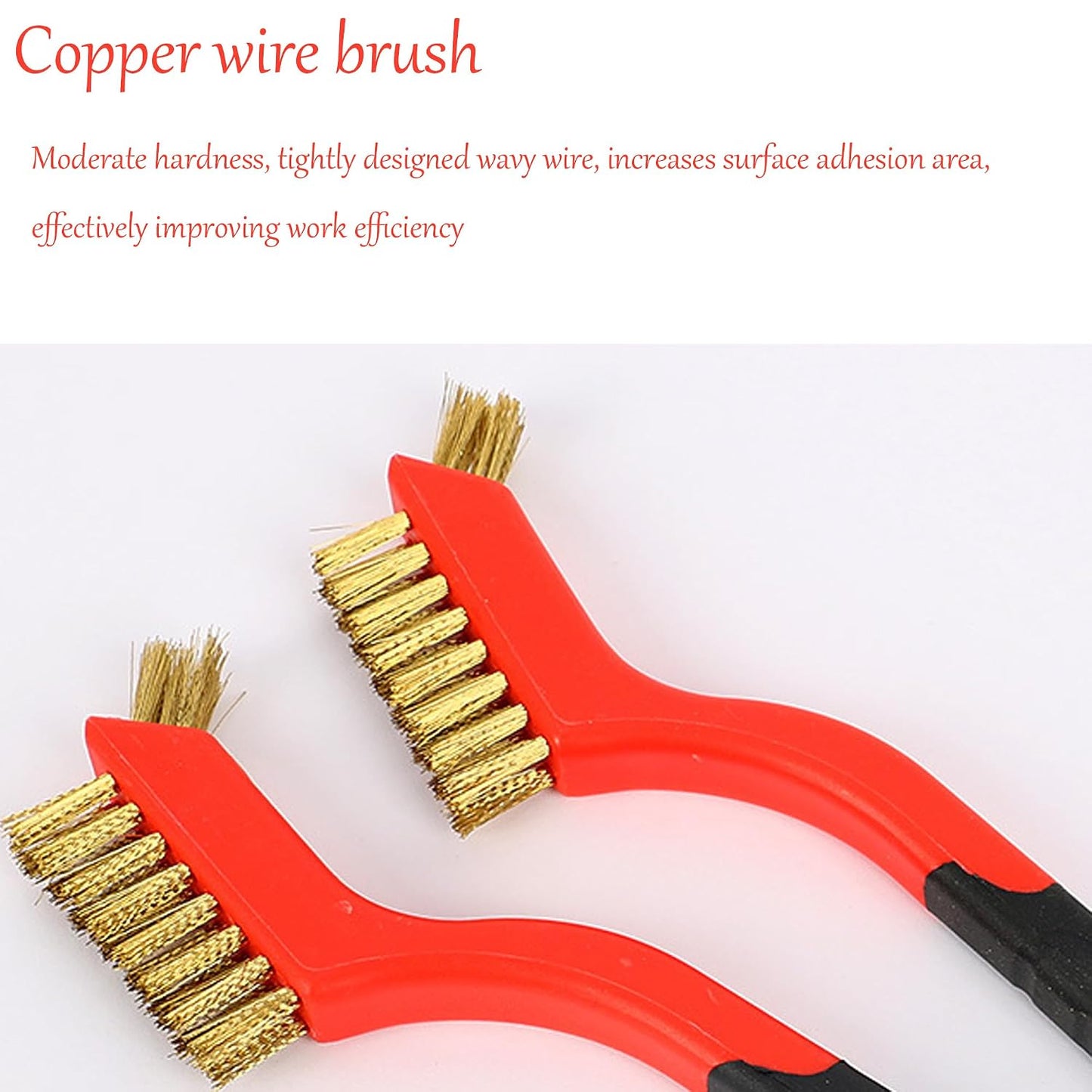 3pcs Nylon Cleaning Brushes Small Wire Brush Set for Cleaning Rust Removal in Holes