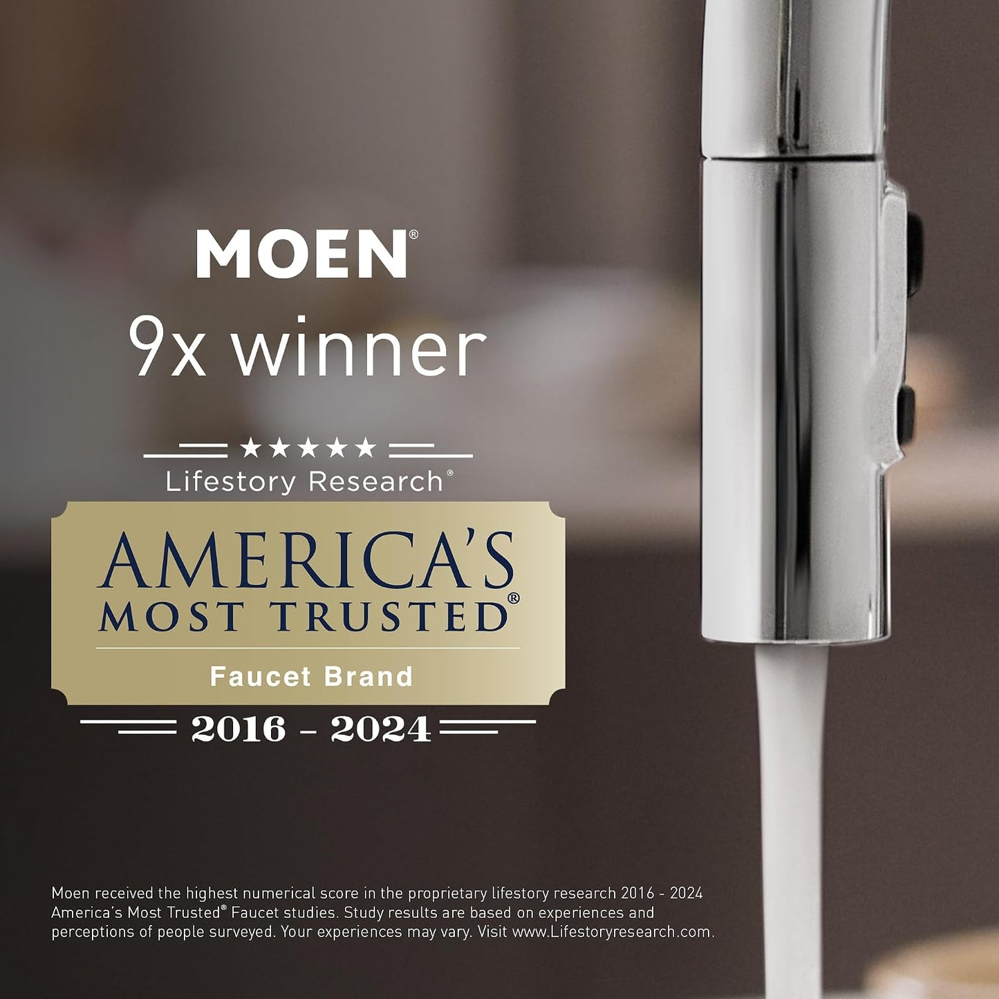 Moen 920-005 Flo Smart Water Leak Detector, White, 3-Pack