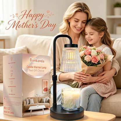 Adjustable Candle Warmer Lamp with Timer: Mothers Day Gifts Lamp fits All Candle Jar Home Decor - Wax Warmer for Scented Wax - Birthday Gifts for Women