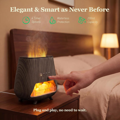 Essential Oil Diffuser for Home: 𝟒-𝐢𝐧-𝟏 Himalayan 𝐒𝐚𝐥𝐭 Lamp