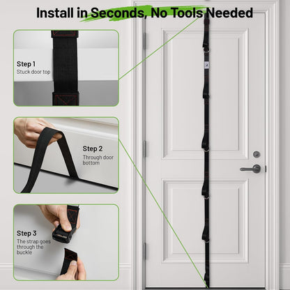 Slim Panda Door Anchor Strap for Resistance Bands