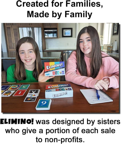 Elimino Family Card Game – Fast-Paced Game of Luck & Sabotage | Ages 7+